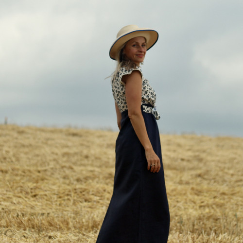 Šaty lněné dlouhé - na objednání